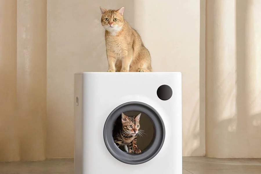 automatic litter box for large cats